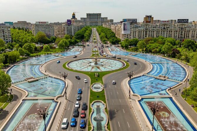 4h Bucharest Panoramic Tour by Car with stops - Arcul de Triumf and a Stop at House of the Free Press