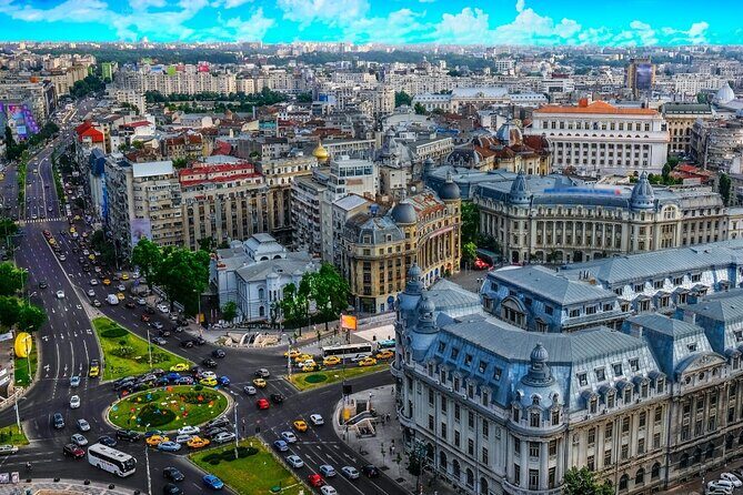 4h Bucharest Panoramic Tour by Car with stops - Pickup, Language, and the No-Transit Advantage