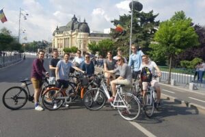 Bike Rentals - Ceausescu’s Palace, Presidential Palace, and the Big-Spot Contrast