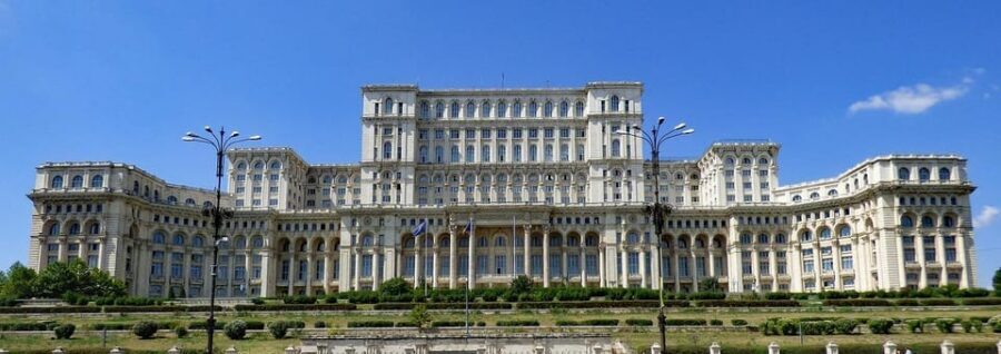 Bucharest city tour by car - Romanian Athenaeum Visit and Cotroceni Sightseeing