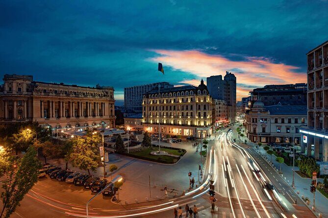 Bucharest Evening Tour and Traditional Dinner - 3 hours - Free Press Square and the Triumph Arch: history you can point at