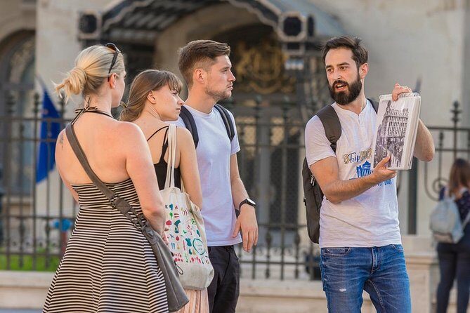 Bucharest Must See Walking Tour - Old Town cobblestones, a famous bookshop, and Ottoman-era atmosphere