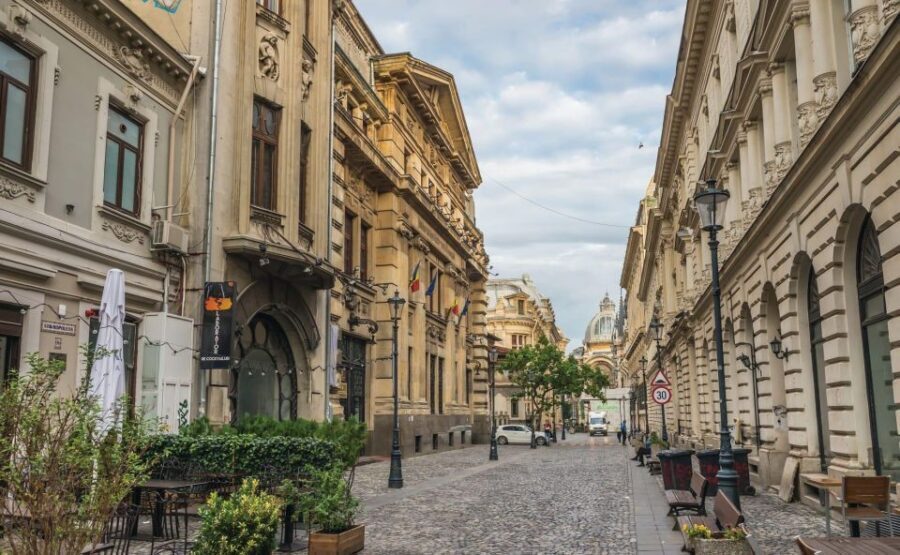 Bucharest Panoramic City Tour & Street Food - 6) Finishing at the Romanian Atheneum, Home of the Philharmonic