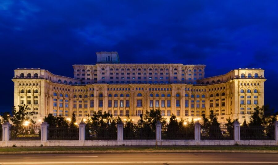 Bucharest: Parliament Palace Skip-the-line Ticket - First Level and the Ballroom: Chandeliers, Mirrors, and Meeting-Room Drama