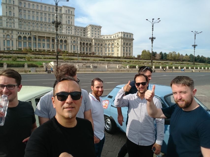 Bucharest: Private Three Neighborhoods Tour by Vintage Car - Pickup and the Bragadiru Palace photo stop