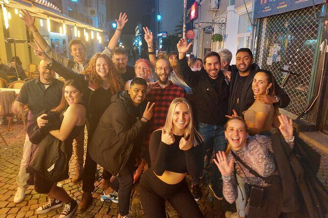 Bucharest Pub Crawl in the Old Town - Old Town at 10:00 pm, with a guide who keeps things moving