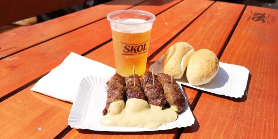 Bucharest: Street Food Tour with a Local Guide - University Square and the walk toward Cismigiu Park: landmarks you can match to the map