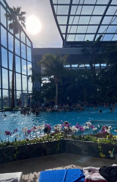 Bucharest: Therme Night Show Ticket with Transfer - Yoga and Pilates in the Evening Calm
