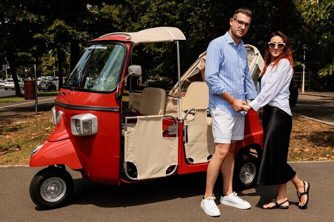 Bucharest Tuk Tuk city tour - Pickup and How the Tiny Vehicle Changes the Tour
