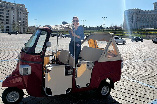 Bucharest Tuk Tuk city tour - Palace of Parliament and Unirii Square: The City’s Heavy Machinery