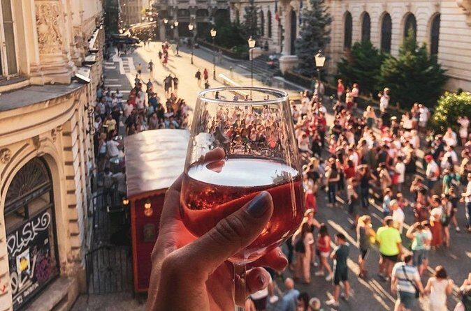 Bucharest VIP Bar Crawl in Lipscani 'Old Town' - The rooftop terrace: the night’s easy “win”