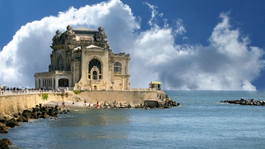 From Bucharest: Full-Day History, Sun & Fun at the Black Sea - Cathedral Frescoes and the Casino Symbol on the Restored Promenade