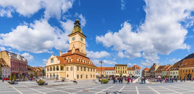 From Bucharest: Peles Castle, Brasov & Bran Castle Day Trip - Stop One: Sinaia Break and Guided Time at Peleș Castle