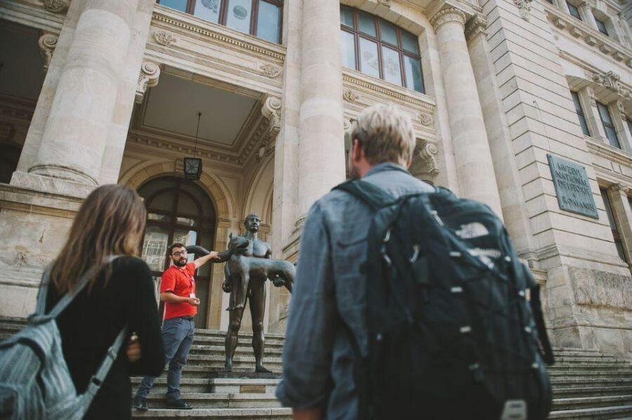 Hidden Bucharest: Discover Secrets of the Old Town - Wolf Statue and St. George Old Church: myth + quiet detail