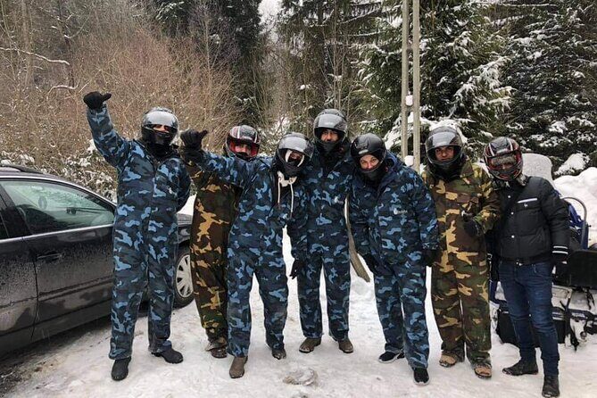 SnowMobiles Tour in Carpathian Mountains - English Guide, Small-Group Flow, and the Vlad Factor