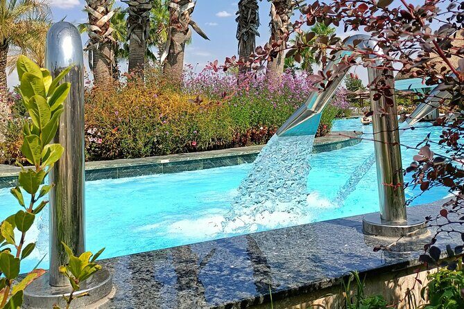 Therme Bucharest Tickets and Water Theme Park - PALM Tropical Pools, Mineral Soaks, and a Sand Beach