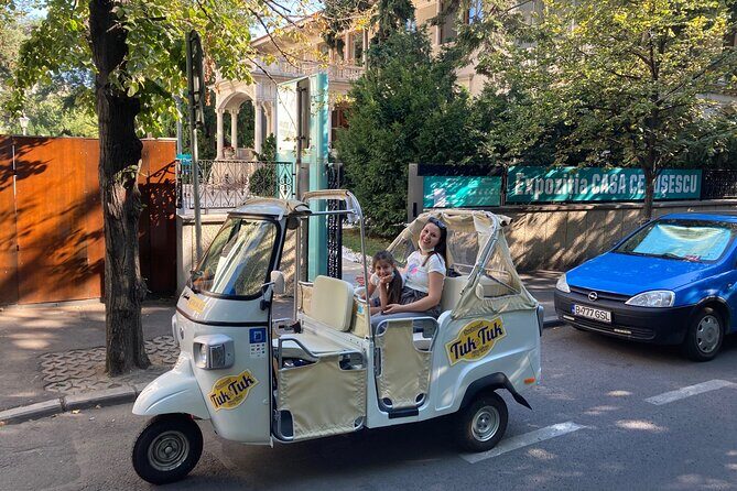 Tuk Tuk Bucharest Tour - Unique Experience in town! - Palace of Parliament outside: seeing the scale without burning half a day
